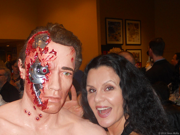 Bess Motta ('Ginger') meets the Terminator at Chiller Theatre Expo